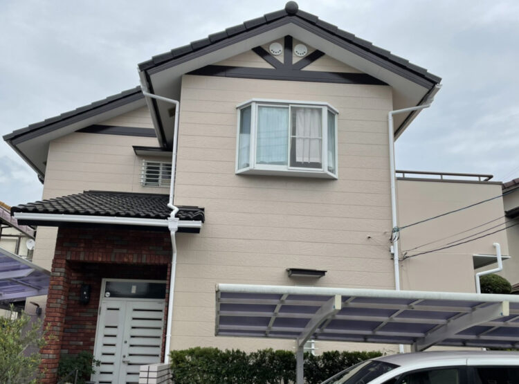 奈良北葛城郡上牧町M様邸　外壁塗装・屋根塗装・防水工事 施工後の写真