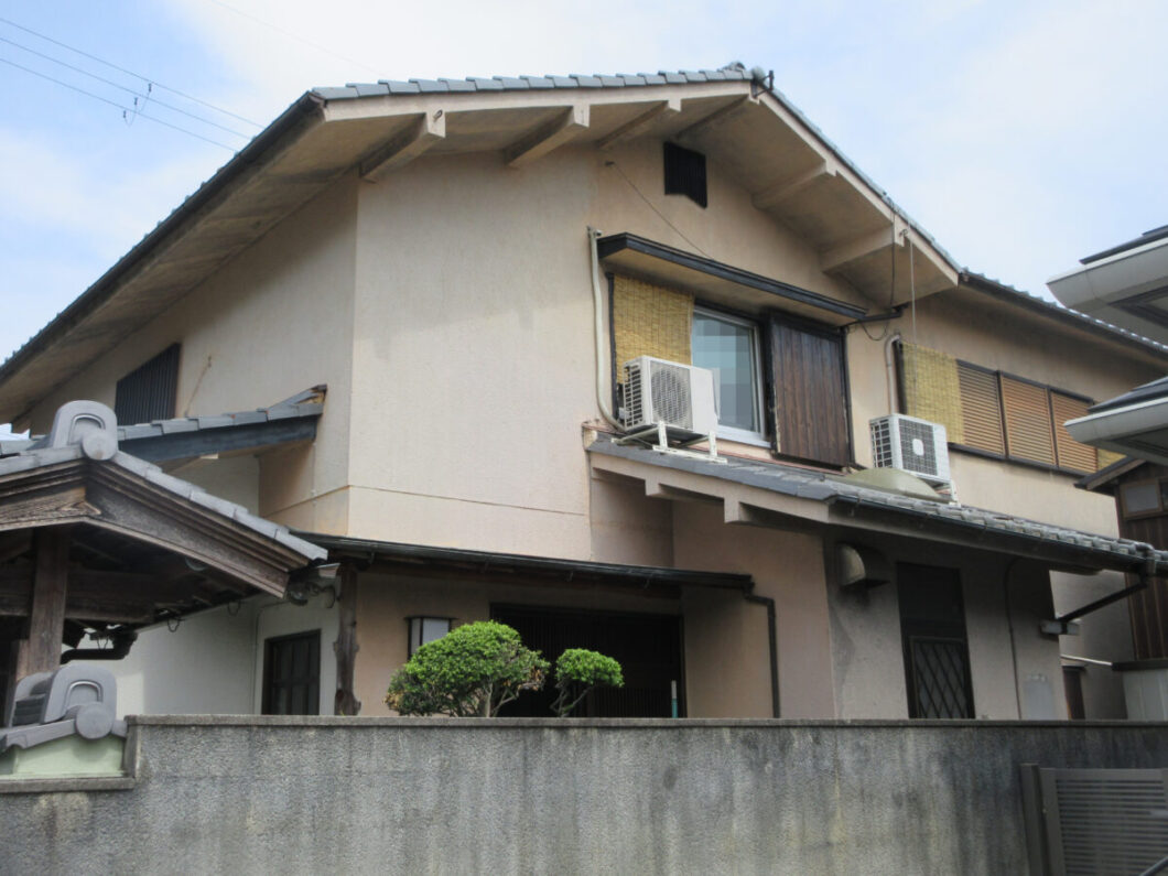 奈良県生駒郡三郷町Ｕ様邸　外壁塗装・防水工事 施工前の写真