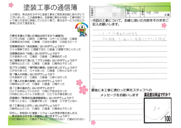 奈良県葛城市T様邸　外壁塗装・屋根塗装・防水工事 施工後の写真