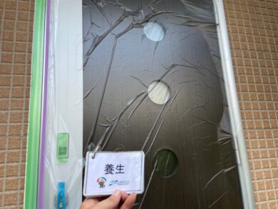 奈良北葛城郡上牧町K様邸　外壁塗装・屋根塗装工事 養生