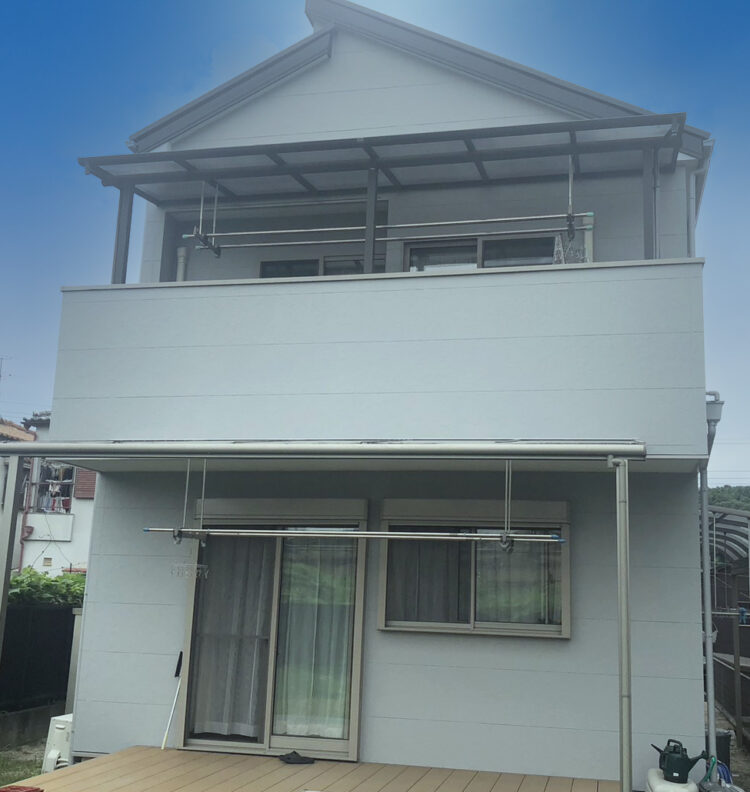 奈良県奈良市Y様邸　外壁塗装・屋根塗装・防水工事 施工後の写真