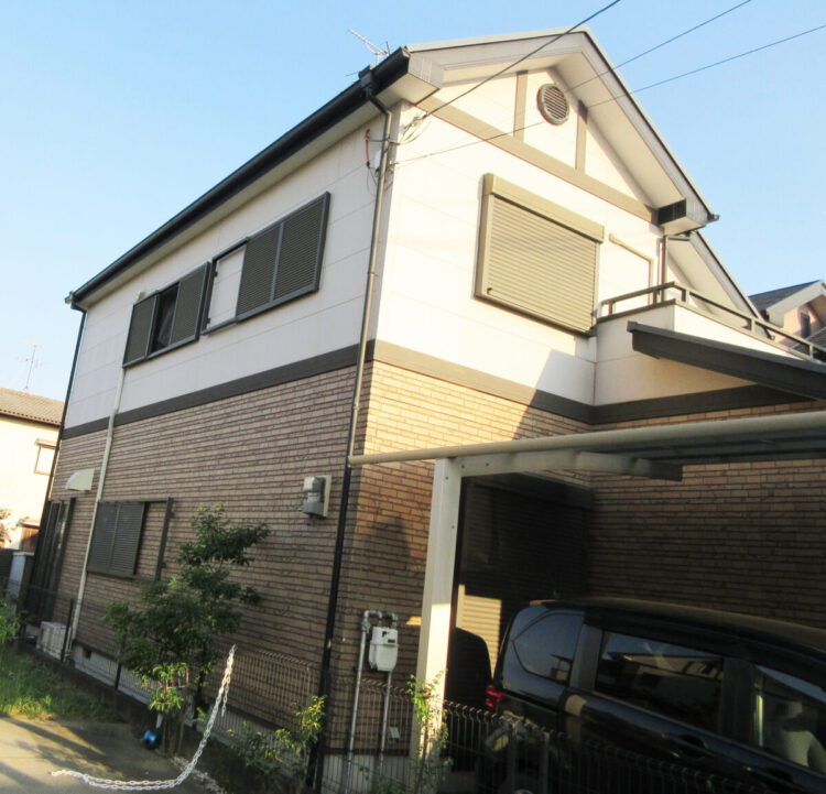 奈良県大和高田市T様邸　外壁塗装・屋根塗装・防水工事 施工前の写真