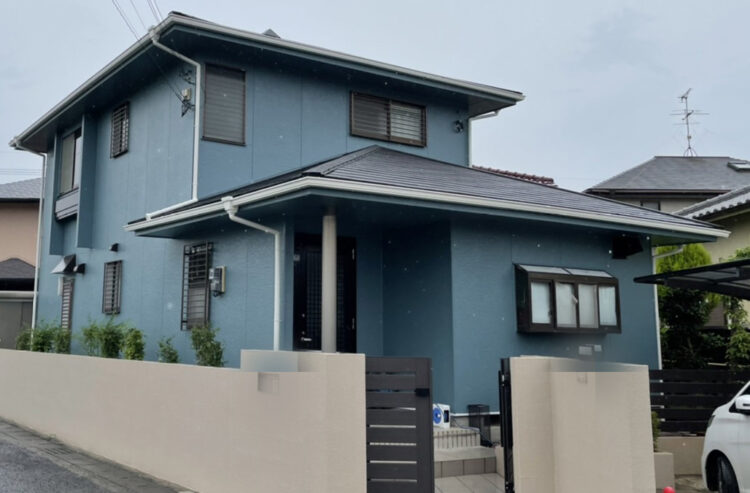 奈良県北葛城郡河合町I様邸　外壁塗装・屋根塗装工事 施工後の写真