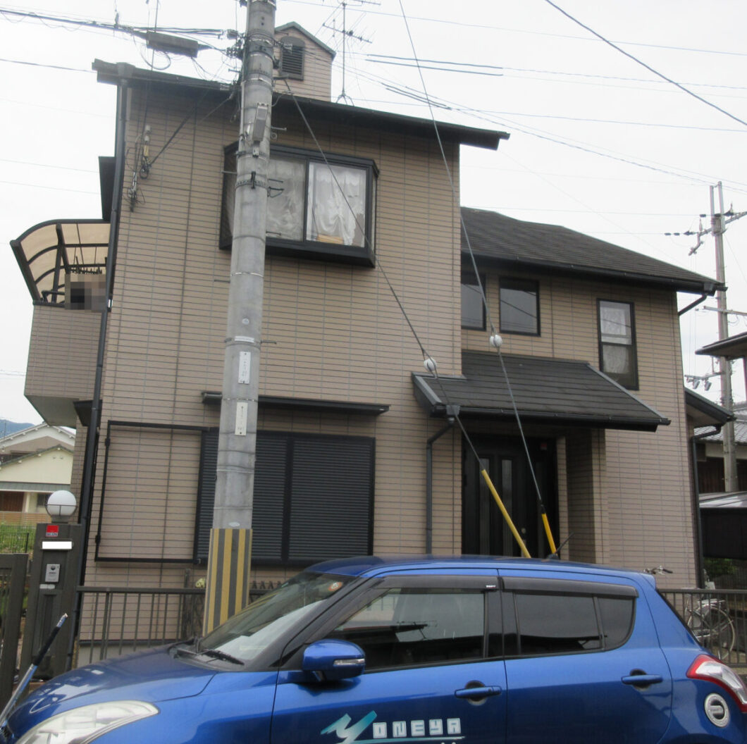奈良県葛城市M様邸 　外壁塗装・屋根塗装・防水工事 施工前の写真