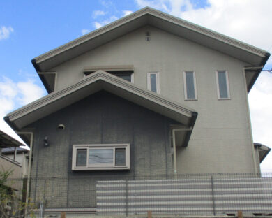 奈良県生駒市F様邸　外壁塗装・屋根塗装・防水工事 施工前の写真