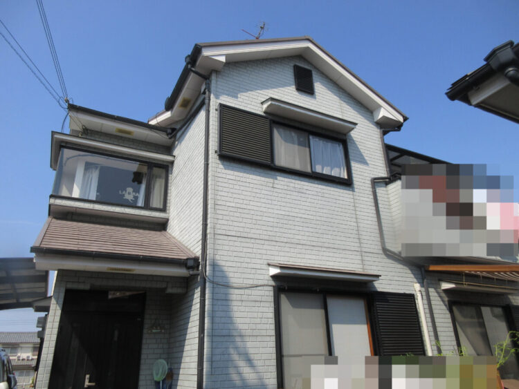 奈良県葛城市I様邸　外壁塗装・屋根塗装・防水工事 施工前の写真