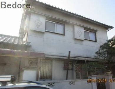 奈良県大和高田市M様邸　外壁塗装工事 施工前の写真