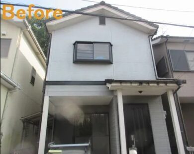 奈良県北葛城郡上牧町S様邸　外壁塗装工事 施工前の写真