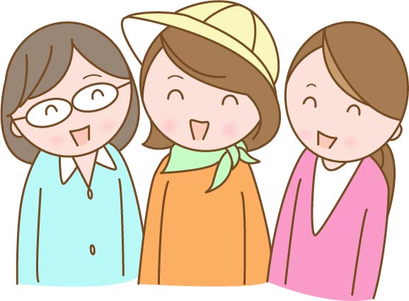奈良の香芝の株式会社ヨネヤの外壁塗装と屋根塗装の笑い合う女性
