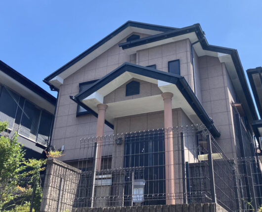 奈良県北葛城郡上牧町Ｆ様邸　外壁塗装・屋根塗装・防水工事 施工前の写真