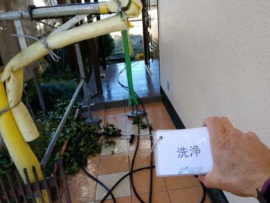 奈良香芝市I様　外壁塗装 高圧洗浄