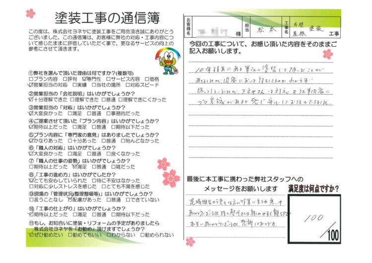 奈良北葛城郡上牧町H様邸　外壁塗装・屋根塗装・防水工事 施工後の写真