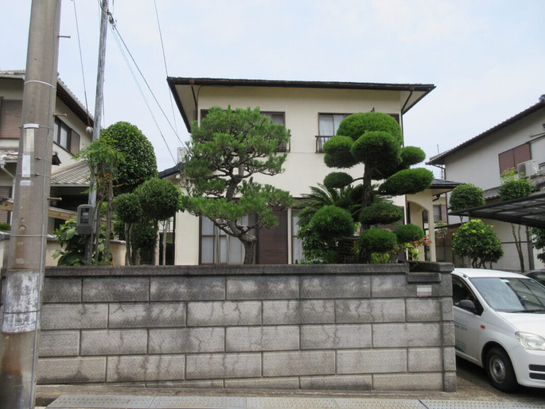 奈良県北葛城郡河合町Ｓ様邸　外壁塗装工事 施工前の写真