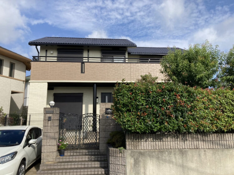 奈良県生駒市U様邸　外壁塗装・屋根塗装・防水工事 施工後の写真