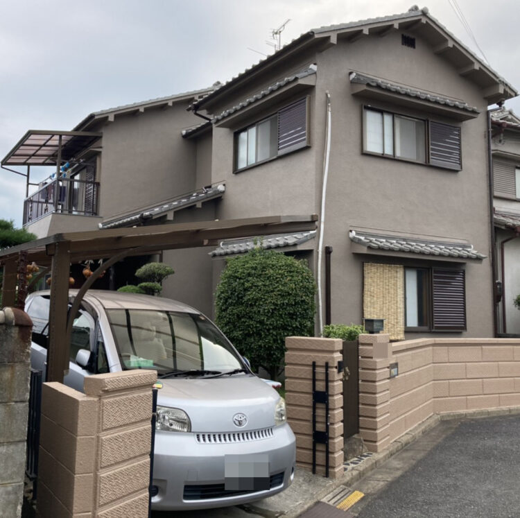 奈良御所市T様邸　外壁塗装・防水工事 施工後の写真