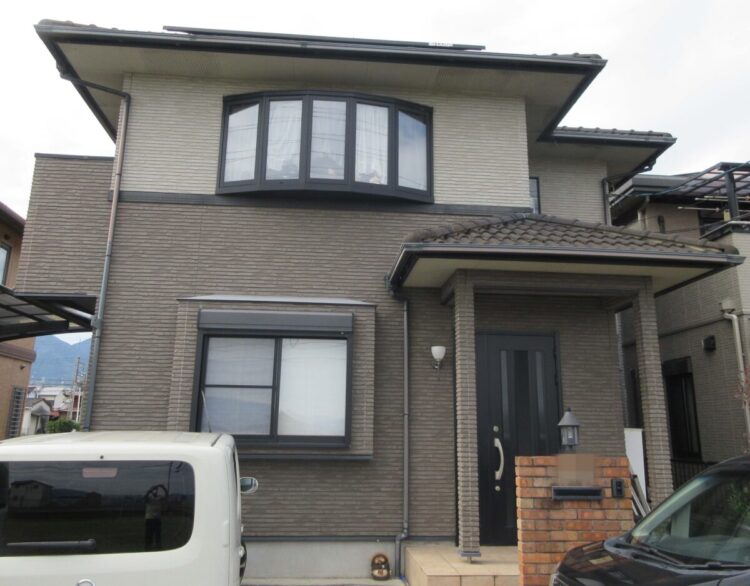 奈良葛城市M様邸　外壁塗装・屋根塗装・防水工事 施工前の写真