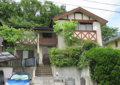 奈良県北葛城郡Ｔ様邸　外壁塗装・屋根塗装工事　 施工前の写真