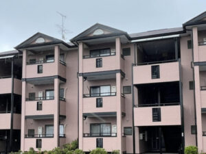 奈良香芝市 3階建てマンション塗装工事 奈良香芝市 3階建てマンション塗装工事