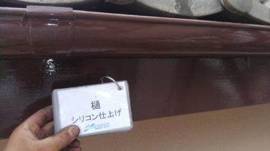 奈良生駒市H様邸　外壁塗装 樋シリコン仕上げ