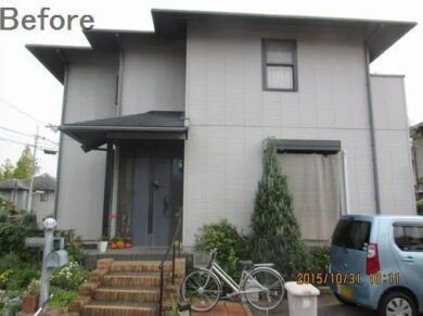 奈良県北葛城郡広陵町H様邸　外壁塗装・屋根塗装・防水工事 施工前の写真