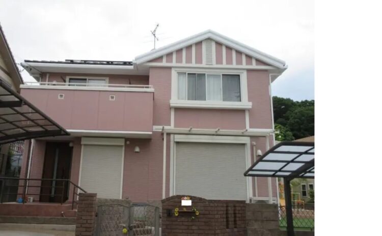 奈良の香芝市の株式会社ヨネヤの外壁塗装と屋根塗装の施工事例