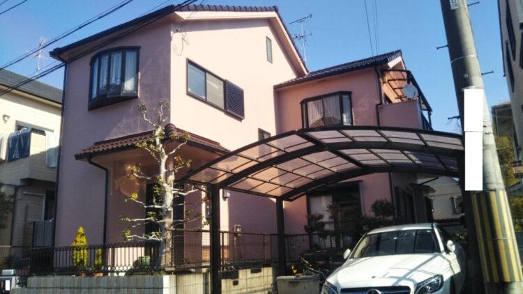奈良北葛城郡上牧町H様　外壁塗装・屋根塗装・防水工事 施工後の写真