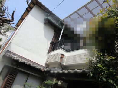 大阪府羽曳野市W様邸　外壁塗装工事 施工前の写真
