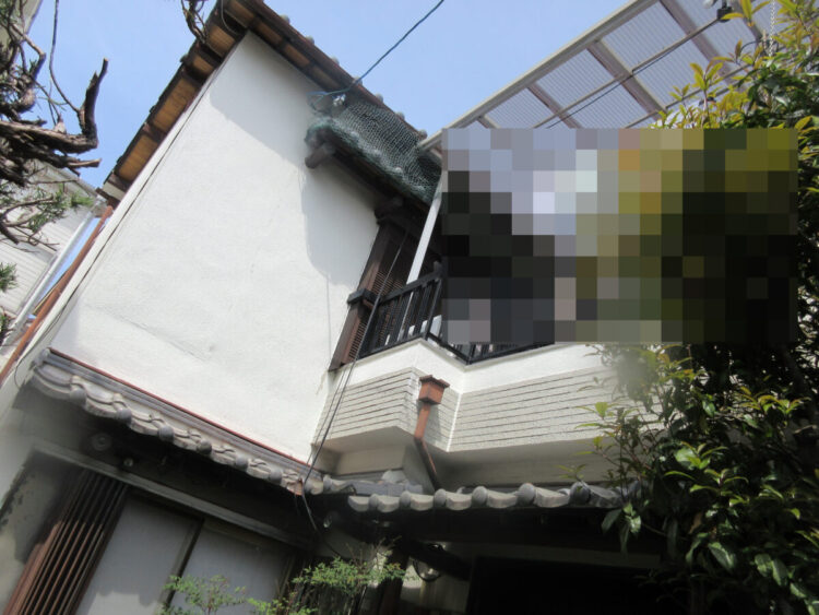 大阪府羽曳野市W様邸　外壁塗装工事 施工前の写真