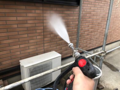 奈良大和高田市H様　外壁塗装工事 高圧洗浄