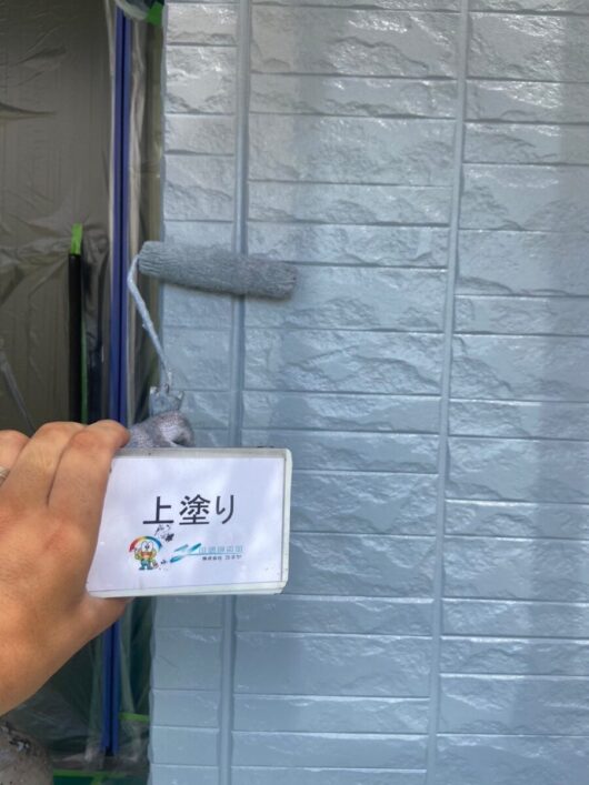 奈良県生駒市K様邸　外壁塗装・屋根塗装工事 シャッターボックスシリコン仕上げ