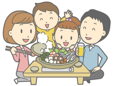 奈良の香芝市の株式会社ヨネヤの外壁塗装と屋根塗装の家族
