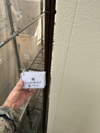 奈良県香芝市M様邸　外壁塗装・屋根塗装・防水工事 樋シリコン仕上げ