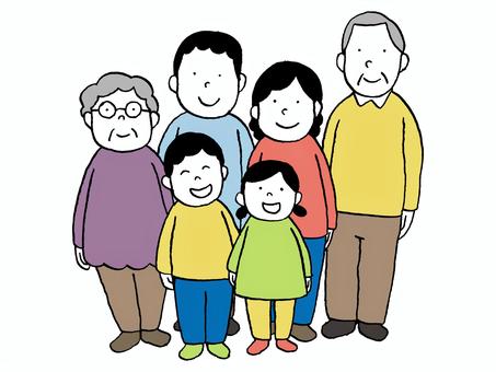 奈良の香芝の株式会社ヨネヤの外壁塗装と屋根塗装の家族