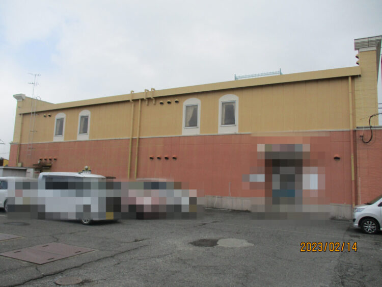 奈良県橿原市M有限会社様（商業施設）　外壁塗装工事 施工前の写真