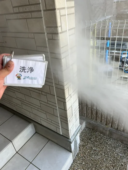 奈良県大和郡山市北郡山町T様邸　外壁塗装・防水工事 外壁　洗浄