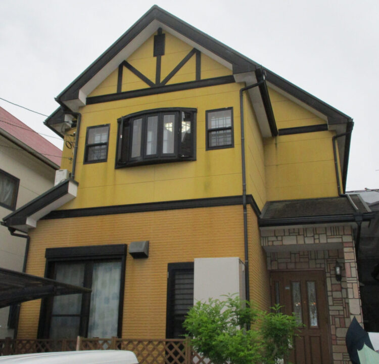 奈良香芝市T様邸　外壁塗装・屋根塗装・防水工事 施工前の写真