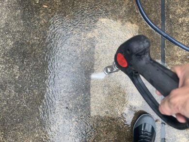 奈良香芝市H様邸　外壁塗装・防水工事 洗浄