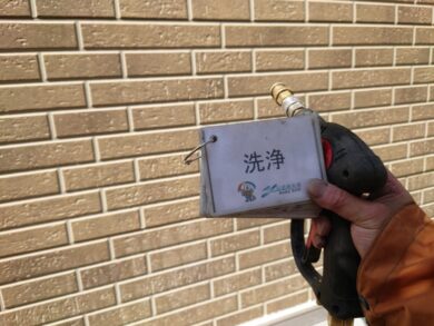 奈良県奈良市N様邸　外壁塗装・屋根塗装・防水工事 洗浄