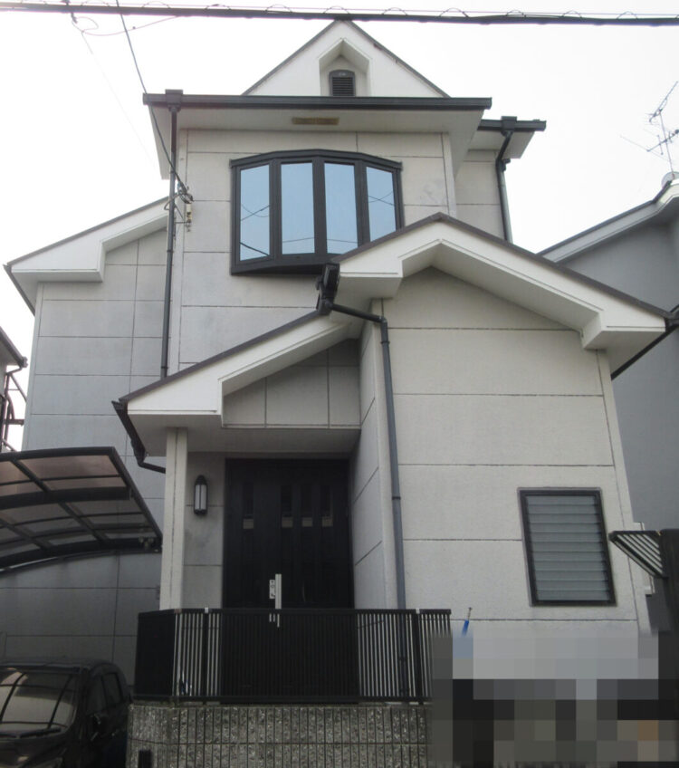 奈良県香芝市T様邸　外壁塗装・屋根塗装・防水工事 施工前の写真