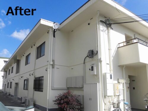 奈良県香芝市F様邸(アパート) 外壁塗装工事 奈良県香芝市F様邸(アパート) 外壁塗装工事