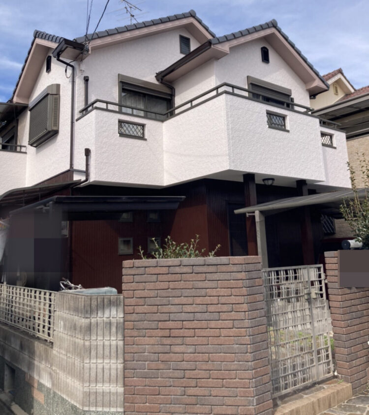 奈良生駒郡斑鳩町N様邸　外壁塗装・防水工事 施工後の写真