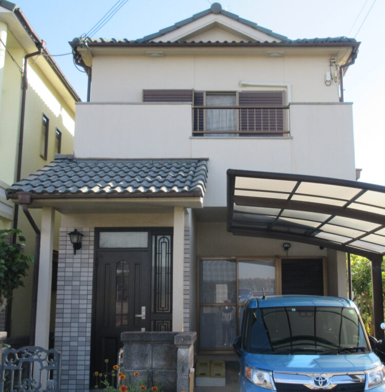 奈良北葛城郡上牧町Y様邸　外壁塗装・屋根塗装・防水工事 施工前の写真