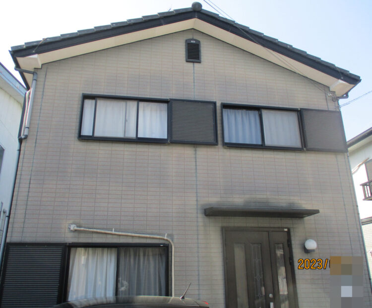奈良県奈良市N様邸　外壁塗装・屋根塗装工事 施工前の写真