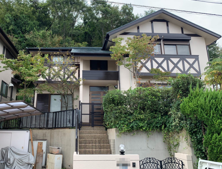 奈良県北葛城郡Ｔ様邸　外壁塗装・屋根塗装工事　 施工後の写真