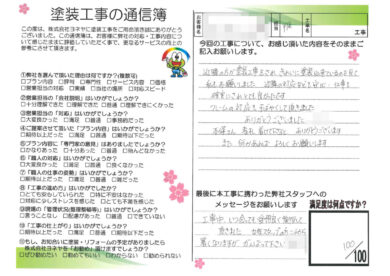 奈良県香芝市N様邸 外壁塗装・屋根塗装・防水工事のお客様の声