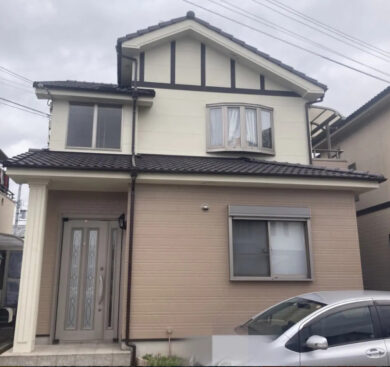 奈良生駒郡斑鳩町H様邸　外壁塗装・屋根塗装・防水工事