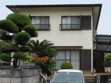 奈良県北葛城郡Ｓ様邸　外壁塗装工事 施工前の写真