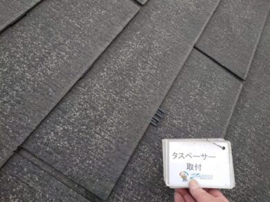 奈良県奈良市N様邸　外壁塗装・屋根塗装・防水工事 タスペーサー取付