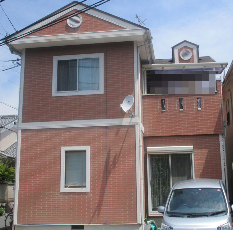 奈良香芝市F様邸　外壁塗装・屋根塗装・防水工事 施工前の写真