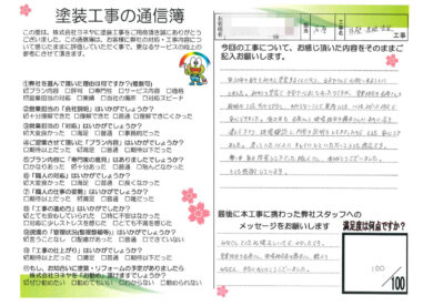 奈良県北葛城郡広陵町R様邸 外壁塗装・屋根塗装工事のお客様の声